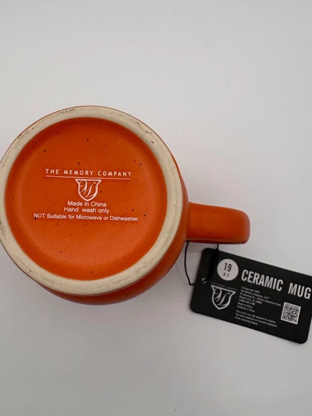 Cincinnati Bengals 19oz Ceramic Travel Mug and Lanyard. New